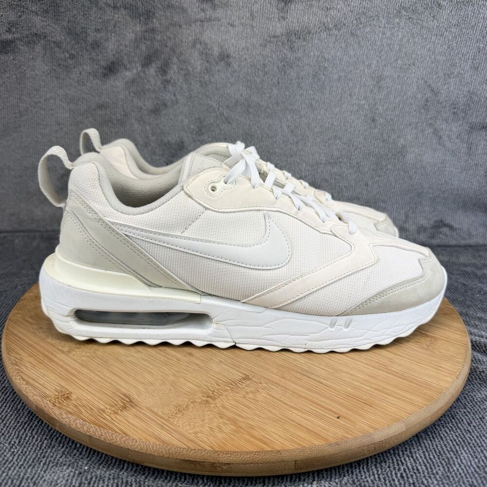 Nike Air Max Dawn Shoes Unisex Size 10 White Mesh Running Sneakers DM8261-001